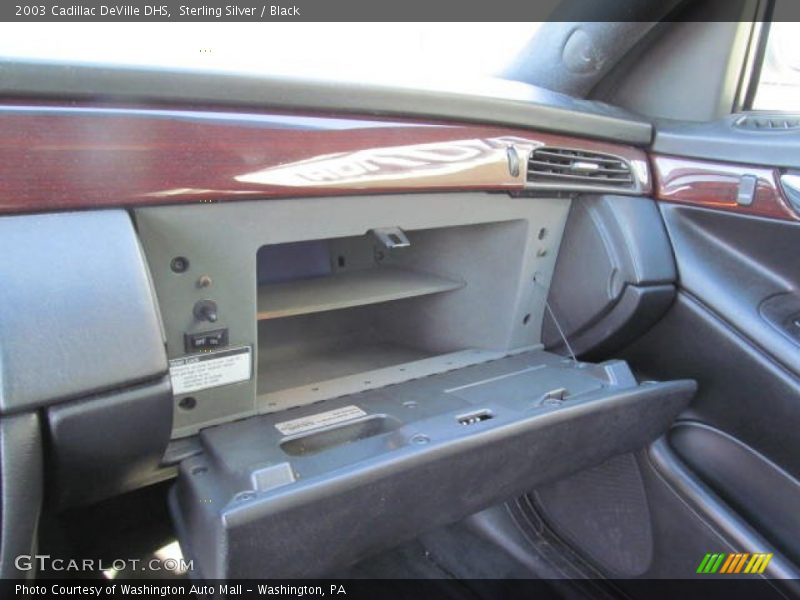Sterling Silver / Black 2003 Cadillac DeVille DHS