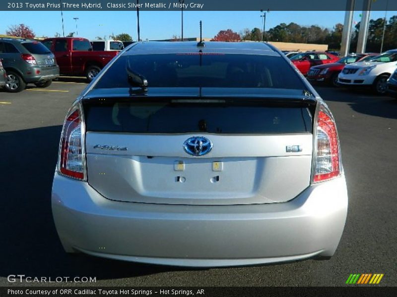 Classic Silver Metallic / Misty Gray 2013 Toyota Prius Three Hybrid