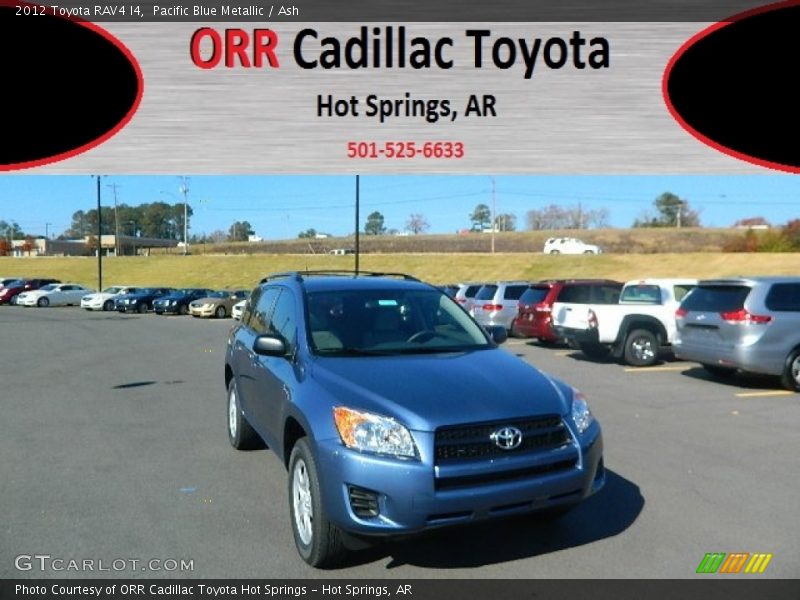 Pacific Blue Metallic / Ash 2012 Toyota RAV4 I4
