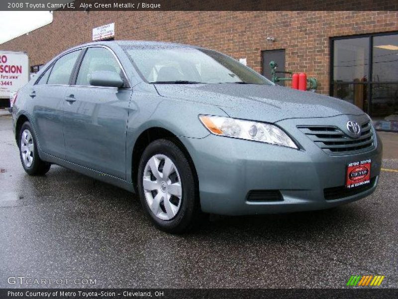 Aloe Green Metallic / Bisque 2008 Toyota Camry LE