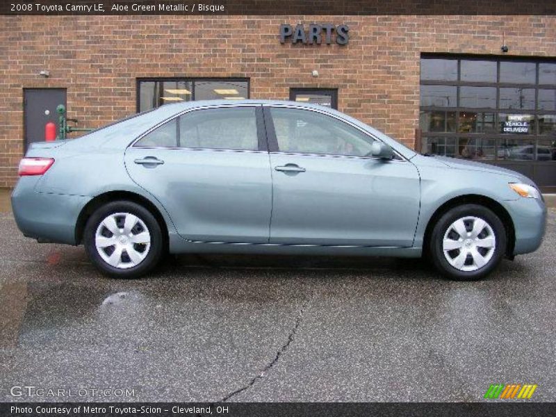 Aloe Green Metallic / Bisque 2008 Toyota Camry LE