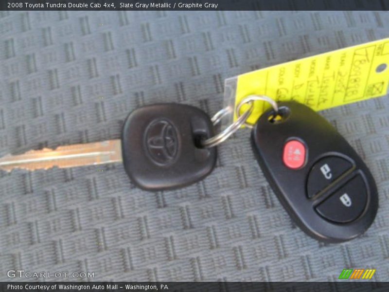 Slate Gray Metallic / Graphite Gray 2008 Toyota Tundra Double Cab 4x4