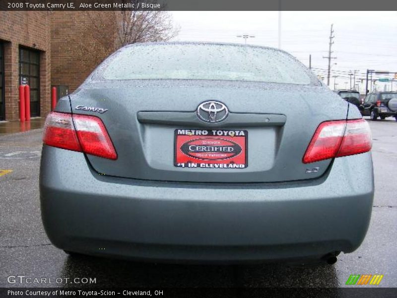 Aloe Green Metallic / Bisque 2008 Toyota Camry LE