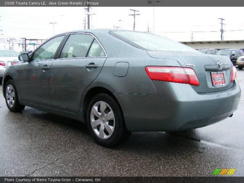Aloe Green Metallic / Bisque 2008 Toyota Camry LE