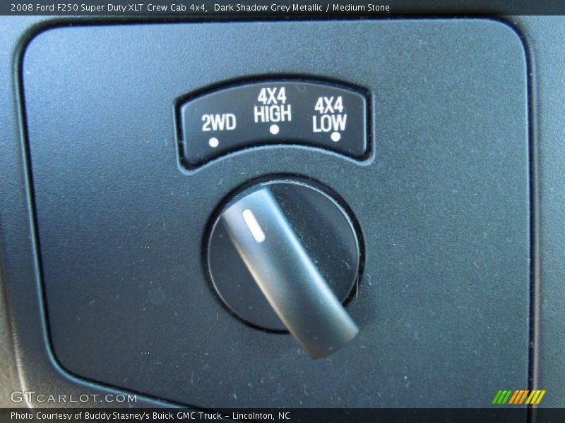 Dark Shadow Grey Metallic / Medium Stone 2008 Ford F250 Super Duty XLT Crew Cab 4x4