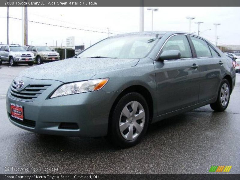 Aloe Green Metallic / Bisque 2008 Toyota Camry LE