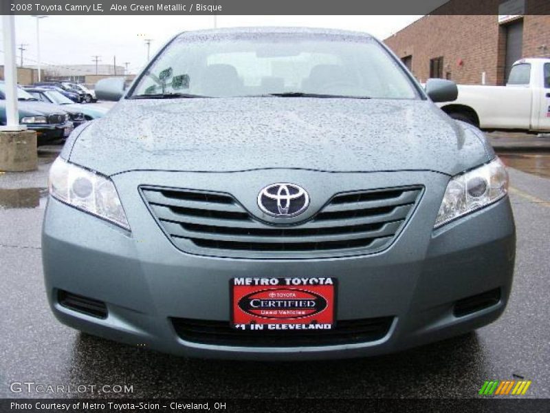 Aloe Green Metallic / Bisque 2008 Toyota Camry LE