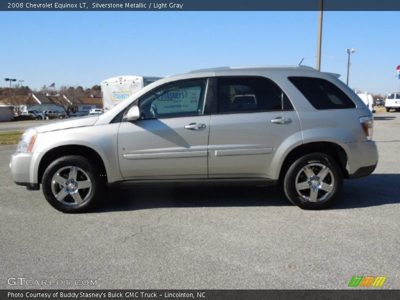 Silverstone Metallic / Light Gray 2008 Chevrolet Equinox LT