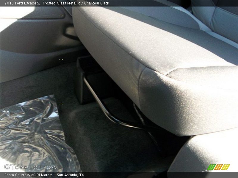 Frosted Glass Metallic / Charcoal Black 2013 Ford Escape S