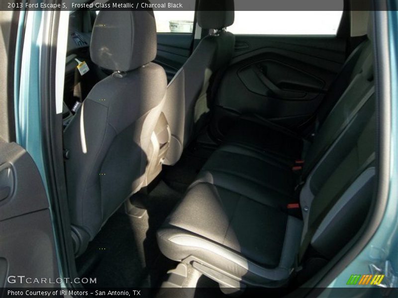 Frosted Glass Metallic / Charcoal Black 2013 Ford Escape S