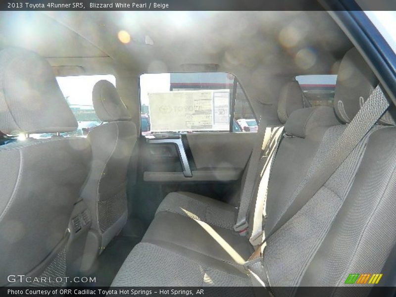 Blizzard White Pearl / Beige 2013 Toyota 4Runner SR5
