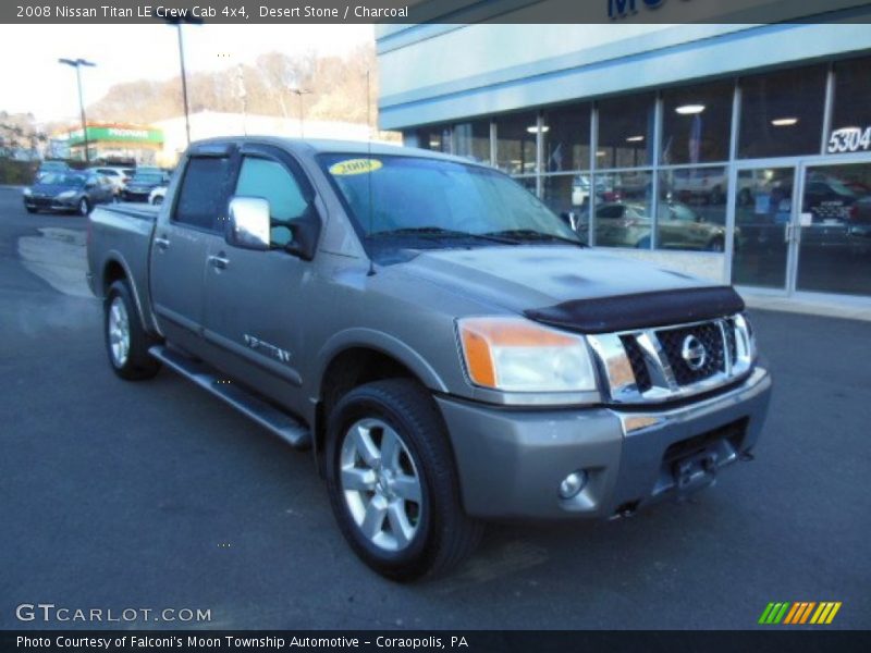 Desert Stone / Charcoal 2008 Nissan Titan LE Crew Cab 4x4