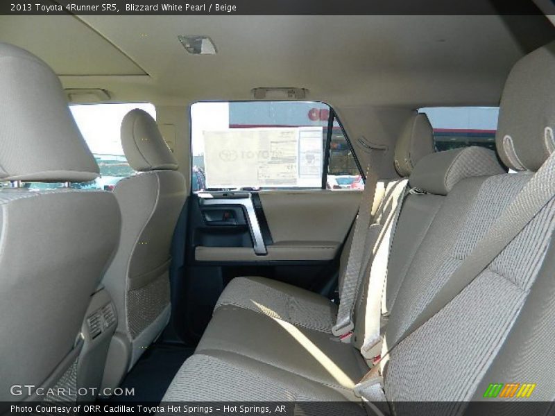 Blizzard White Pearl / Beige 2013 Toyota 4Runner SR5