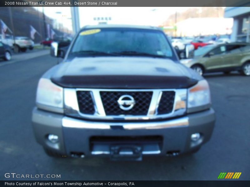 Desert Stone / Charcoal 2008 Nissan Titan LE Crew Cab 4x4