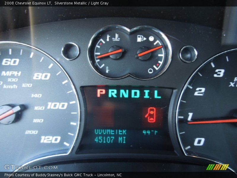 Silverstone Metallic / Light Gray 2008 Chevrolet Equinox LT