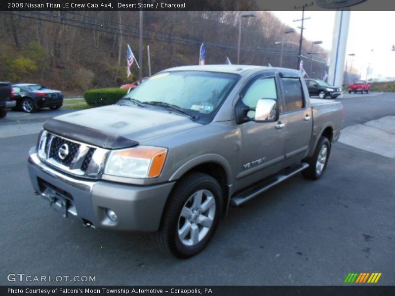 Desert Stone / Charcoal 2008 Nissan Titan LE Crew Cab 4x4