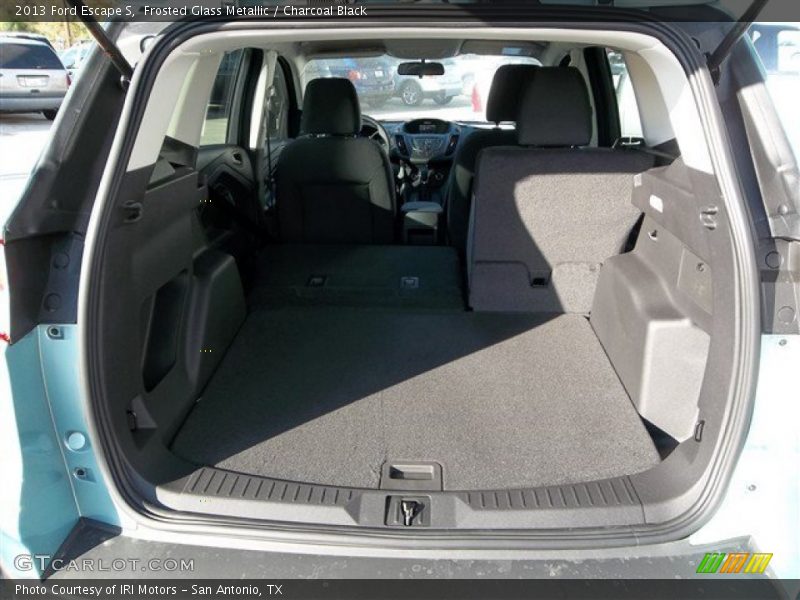 Frosted Glass Metallic / Charcoal Black 2013 Ford Escape S