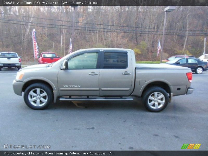 Desert Stone / Charcoal 2008 Nissan Titan LE Crew Cab 4x4