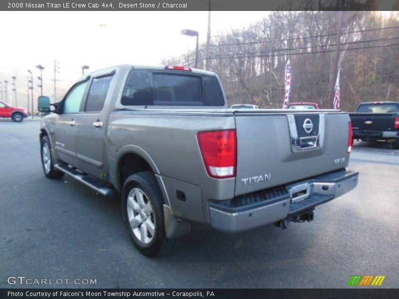 Desert Stone / Charcoal 2008 Nissan Titan LE Crew Cab 4x4