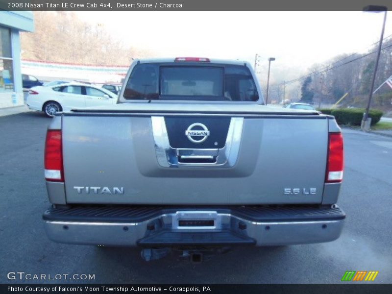 Desert Stone / Charcoal 2008 Nissan Titan LE Crew Cab 4x4