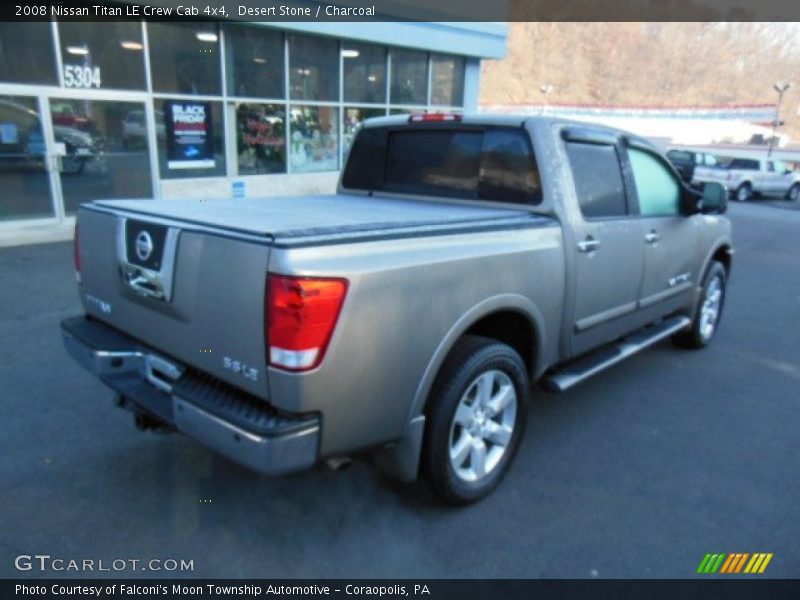 Desert Stone / Charcoal 2008 Nissan Titan LE Crew Cab 4x4