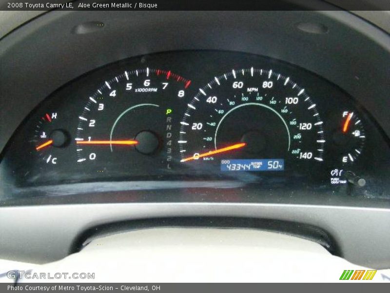 Aloe Green Metallic / Bisque 2008 Toyota Camry LE