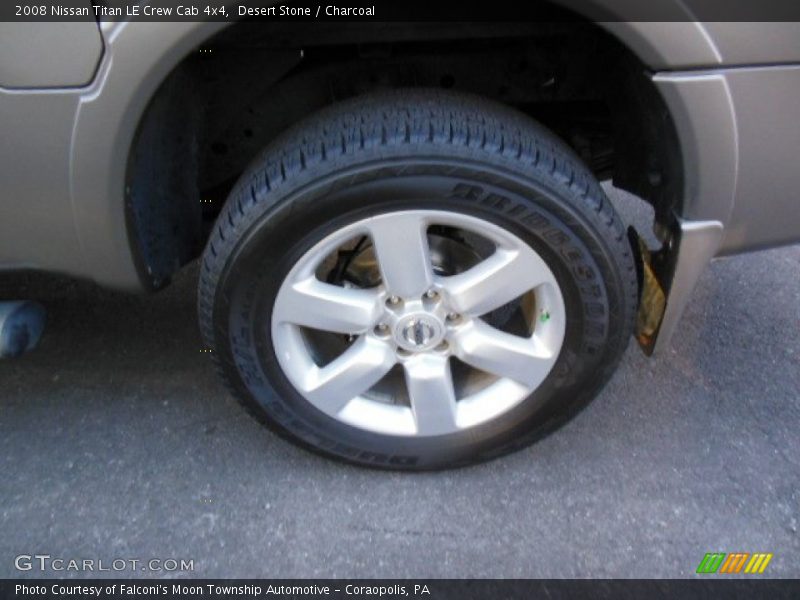 Desert Stone / Charcoal 2008 Nissan Titan LE Crew Cab 4x4