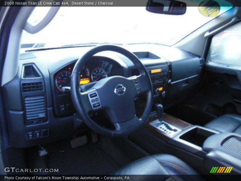 Desert Stone / Charcoal 2008 Nissan Titan LE Crew Cab 4x4
