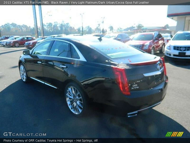 Black Raven / Very Light Platinum/Dark Urban/Cocoa Opus Full Leather 2013 Cadillac XTS Platinum FWD