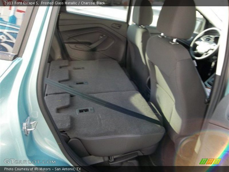 Frosted Glass Metallic / Charcoal Black 2013 Ford Escape S