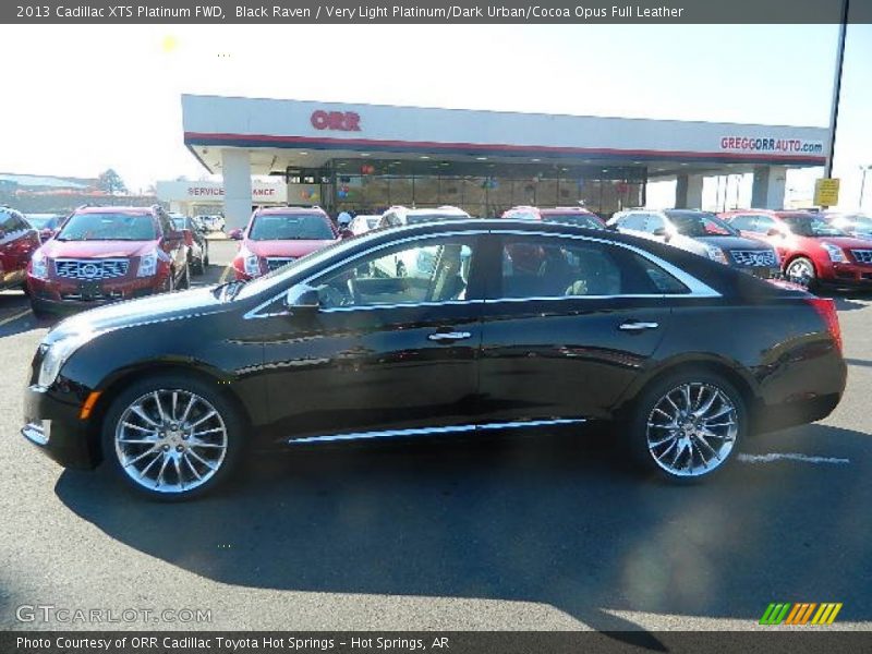 Black Raven / Very Light Platinum/Dark Urban/Cocoa Opus Full Leather 2013 Cadillac XTS Platinum FWD