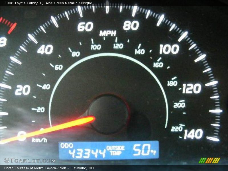 Aloe Green Metallic / Bisque 2008 Toyota Camry LE