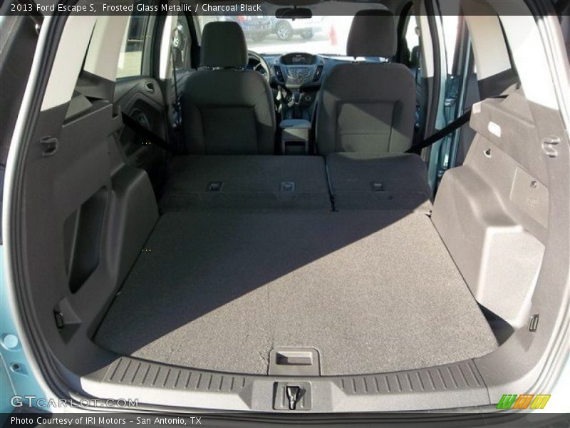 Frosted Glass Metallic / Charcoal Black 2013 Ford Escape S