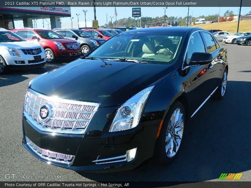 Black Raven / Very Light Platinum/Dark Urban/Cocoa Opus Full Leather 2013 Cadillac XTS Platinum FWD