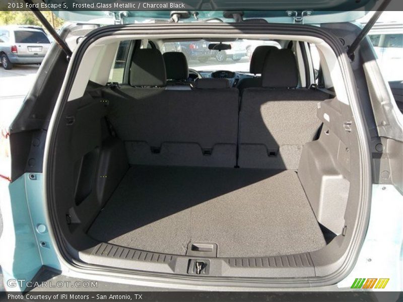 Frosted Glass Metallic / Charcoal Black 2013 Ford Escape S