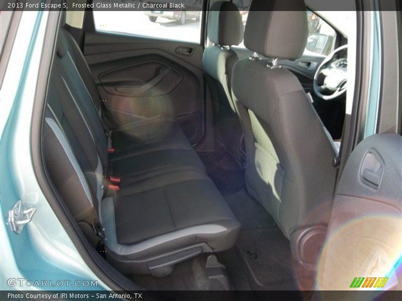 Frosted Glass Metallic / Charcoal Black 2013 Ford Escape S