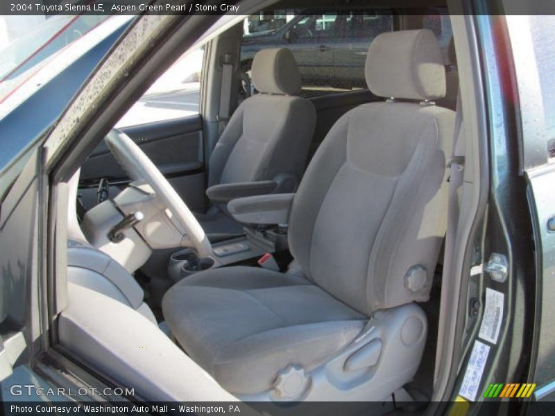 Front Seat of 2004 Sienna LE