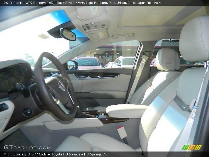 Black Raven / Very Light Platinum/Dark Urban/Cocoa Opus Full Leather 2013 Cadillac XTS Platinum FWD