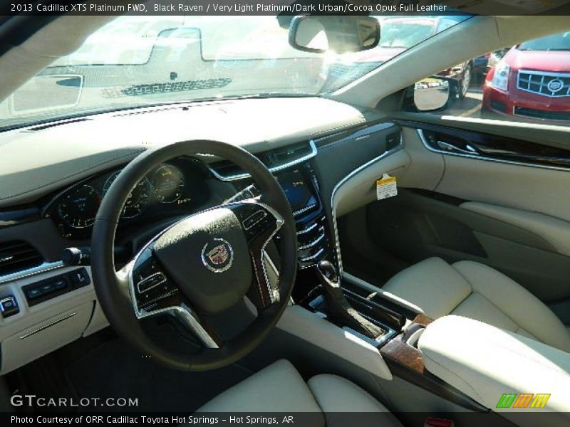 Black Raven / Very Light Platinum/Dark Urban/Cocoa Opus Full Leather 2013 Cadillac XTS Platinum FWD