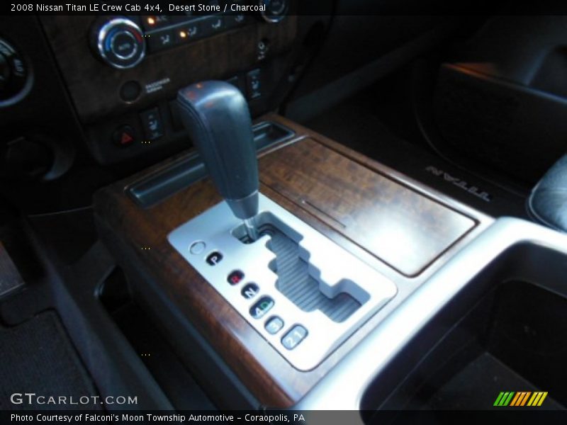 Desert Stone / Charcoal 2008 Nissan Titan LE Crew Cab 4x4