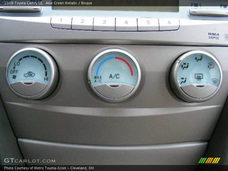 Aloe Green Metallic / Bisque 2008 Toyota Camry LE