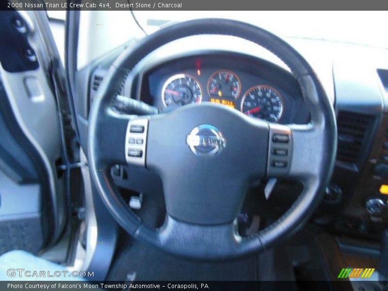 Desert Stone / Charcoal 2008 Nissan Titan LE Crew Cab 4x4