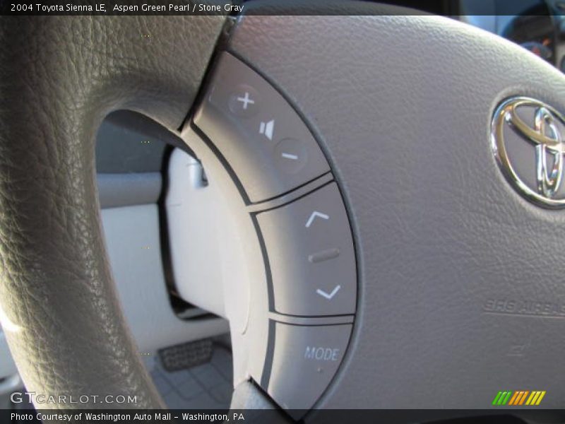 Aspen Green Pearl / Stone Gray 2004 Toyota Sienna LE