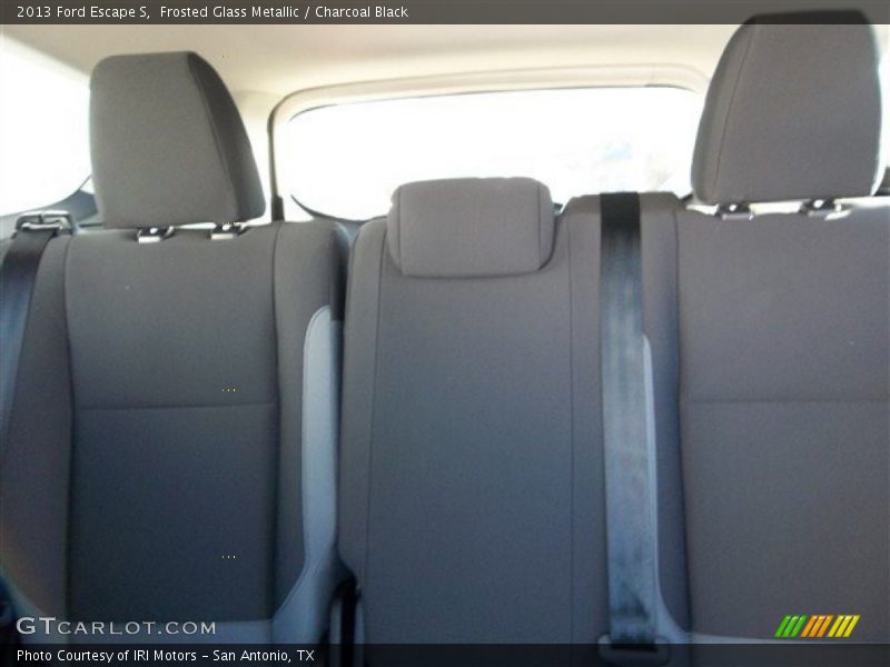 Frosted Glass Metallic / Charcoal Black 2013 Ford Escape S