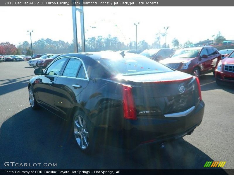 Black Diamond Tricoat / Jet Black/Jet Black Accents 2013 Cadillac ATS 2.0L Turbo Luxury