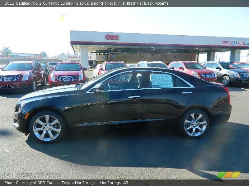 Black Diamond Tricoat / Jet Black/Jet Black Accents 2013 Cadillac ATS 2.0L Turbo Luxury