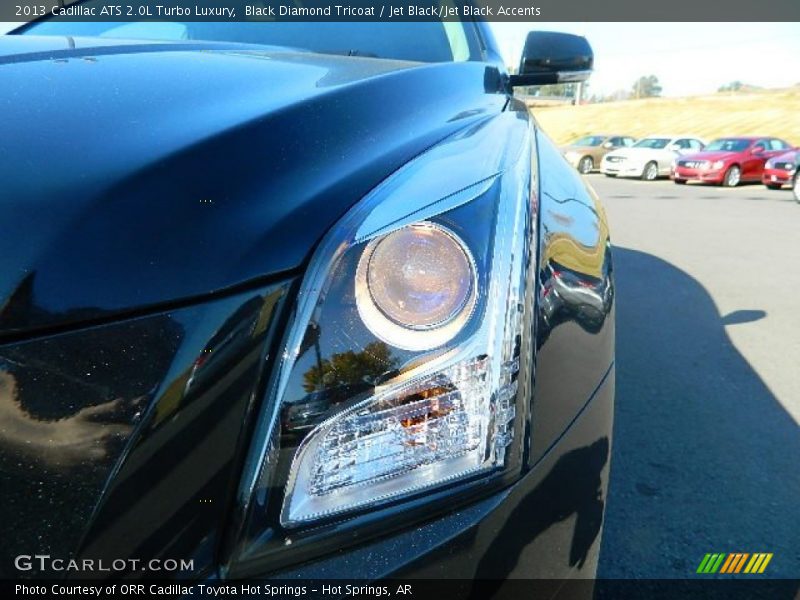 Black Diamond Tricoat / Jet Black/Jet Black Accents 2013 Cadillac ATS 2.0L Turbo Luxury