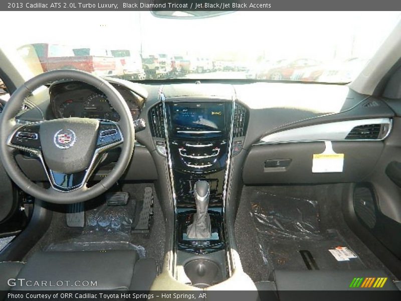 Black Diamond Tricoat / Jet Black/Jet Black Accents 2013 Cadillac ATS 2.0L Turbo Luxury