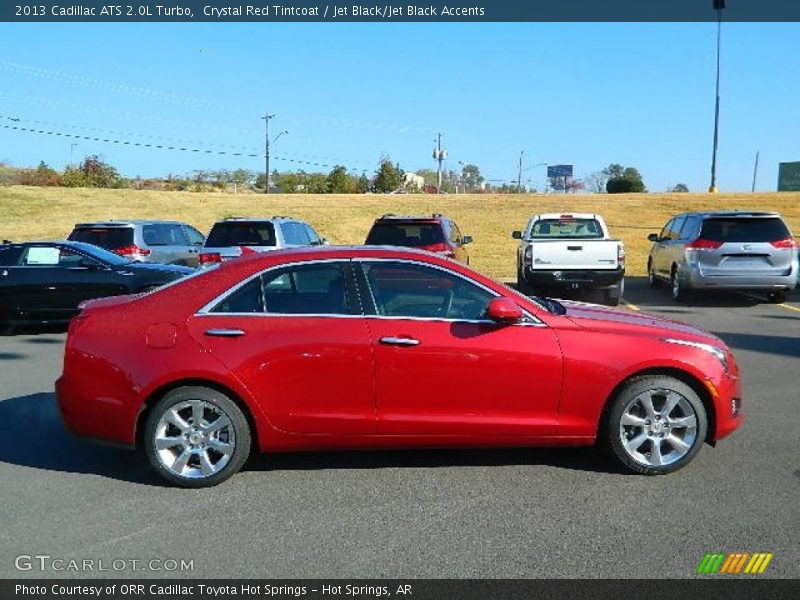 Crystal Red Tintcoat / Jet Black/Jet Black Accents 2013 Cadillac ATS 2.0L Turbo
