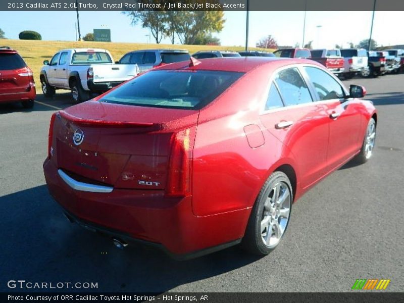 Crystal Red Tintcoat / Jet Black/Jet Black Accents 2013 Cadillac ATS 2.0L Turbo